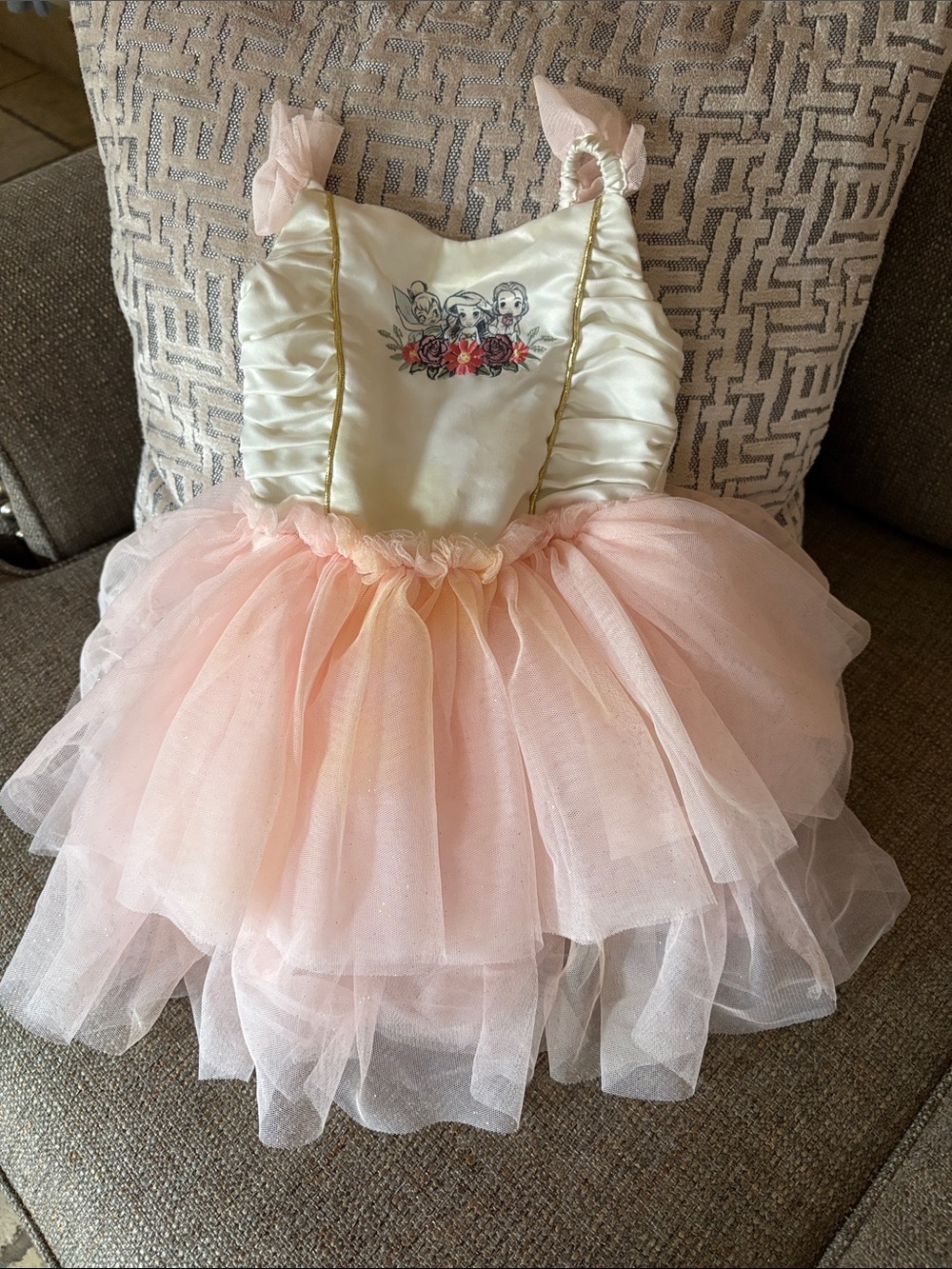 Disney Girls Pink Ballerina Tutu Dress EUC sz 3